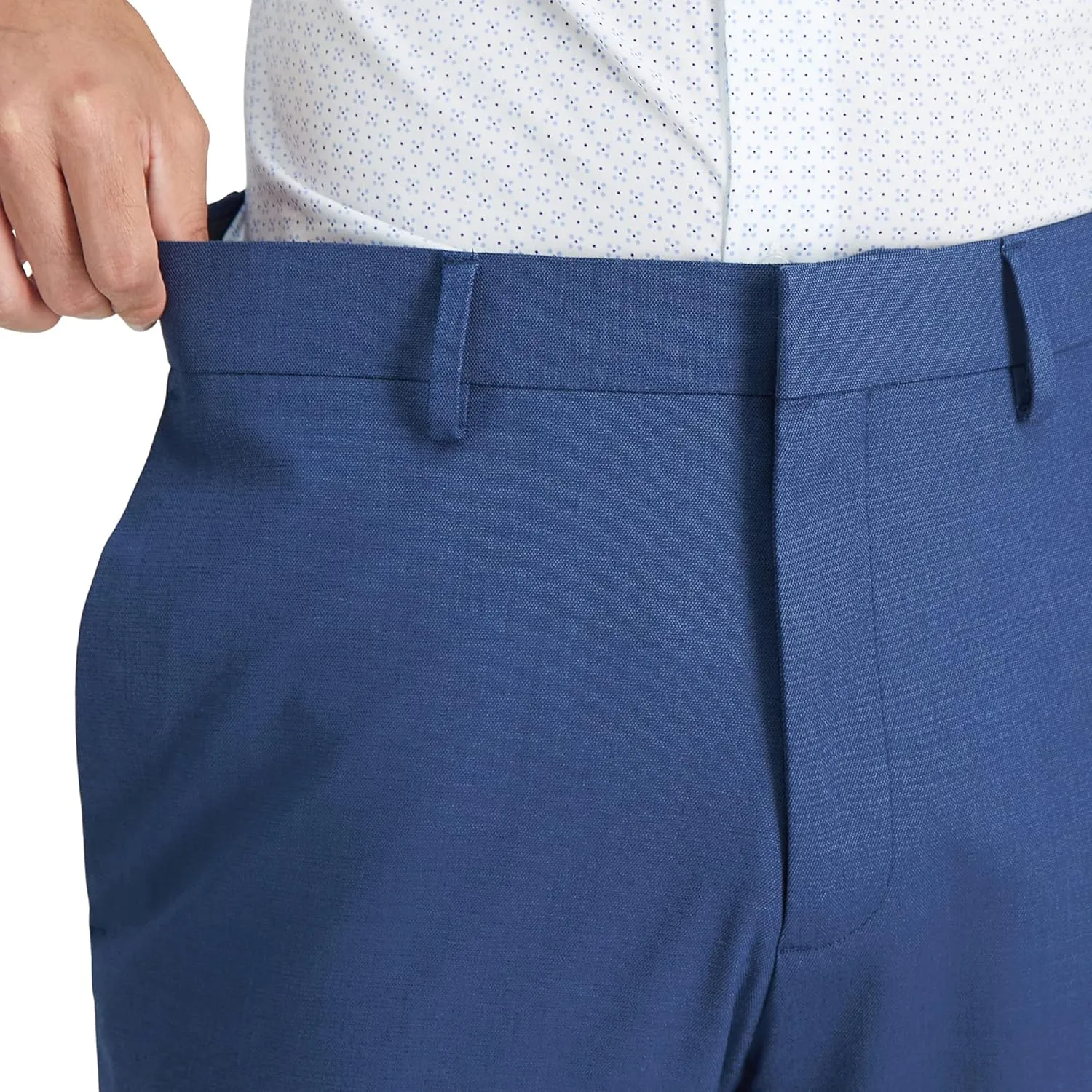 Kenneth Cole REACTION Men's Slim Fit Solid Performance Dress Pant