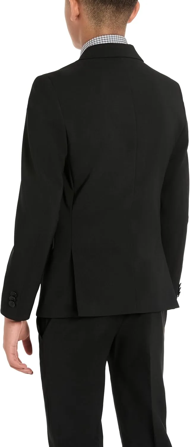 Kenneth Cole REACTION Slim Fit Suit: Formal Jacket & Pants Set for Boys, Sizes 8-20