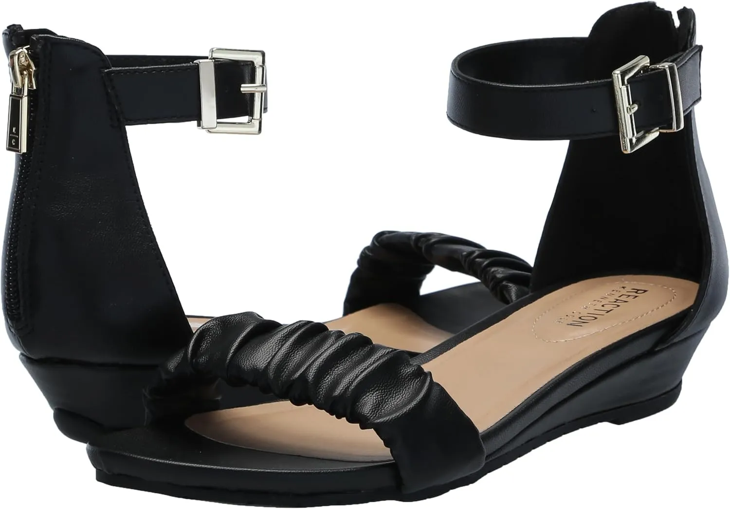 Kenneth Cole REACTION Women's Scrunch Wedge Sandal