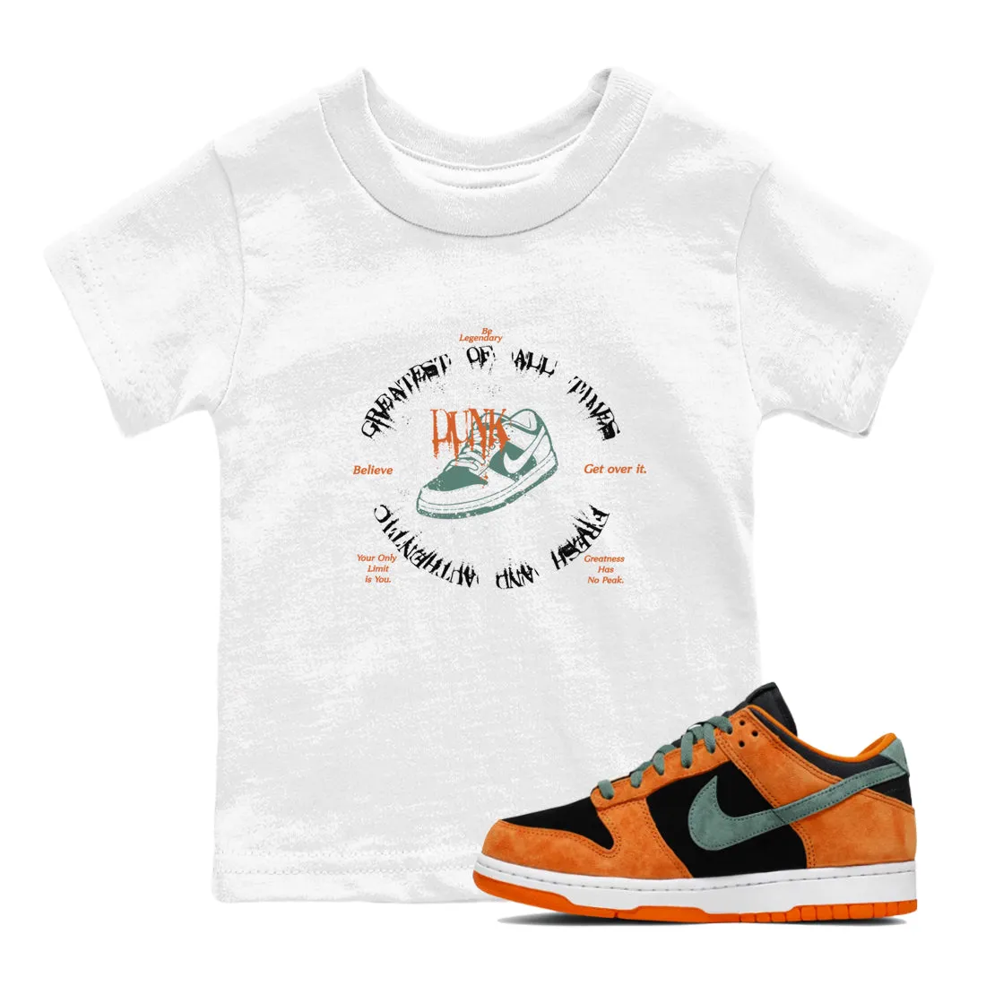 Kick Efficient - Ceramic Dunk Tees Goat Kids Sneaker SNRT Global express