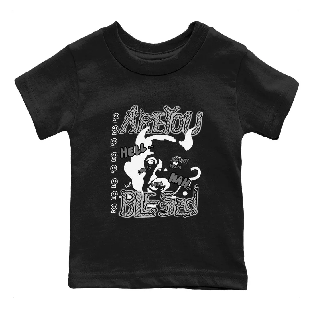 Kids 4 Jordan Wet Air Superior-grade Blessed Are - SNRT You Sneaker Tees 5G-enabled Cement