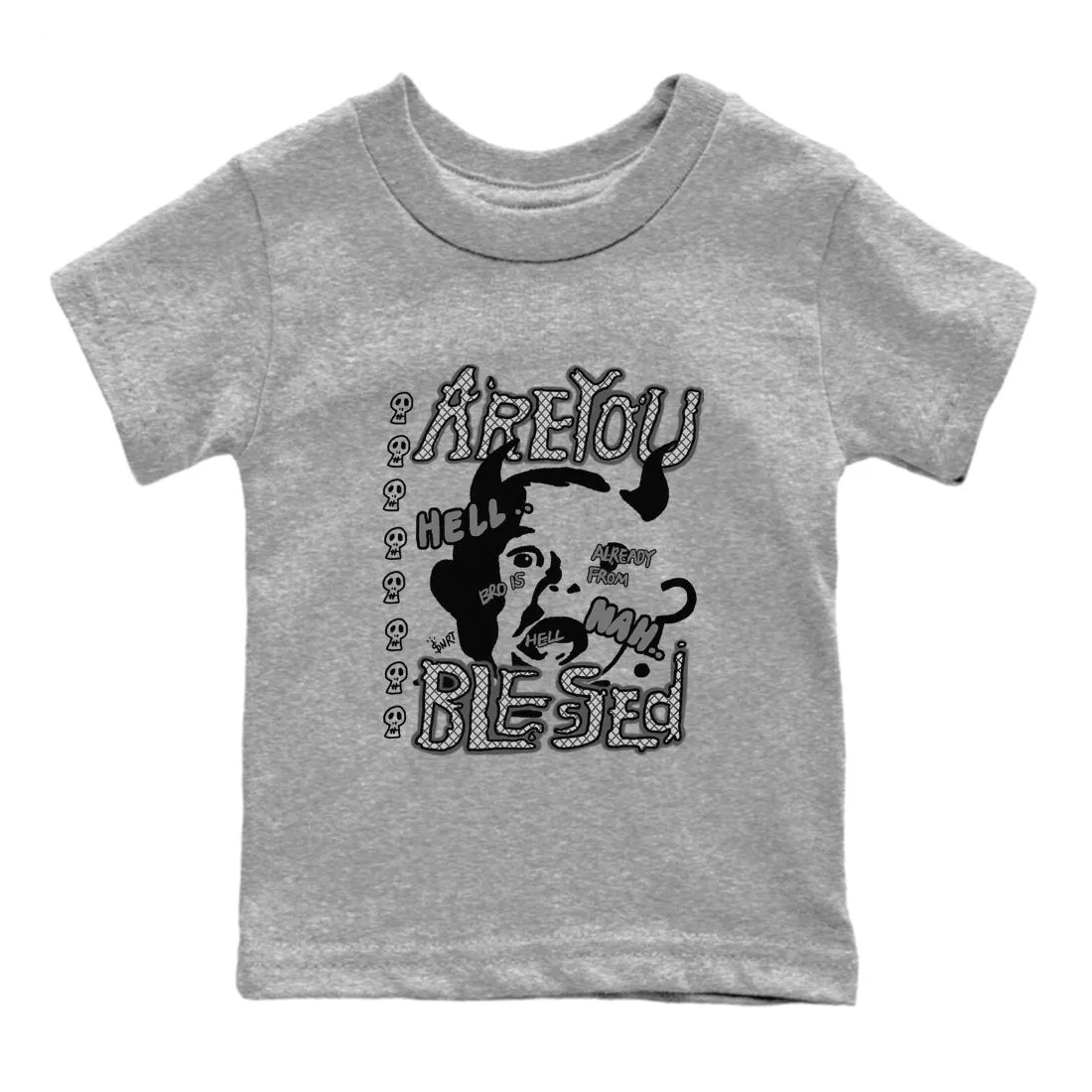 Kids 4 Jordan Wet Air Superior-grade Blessed Are - SNRT You Sneaker Tees 5G-enabled Cement