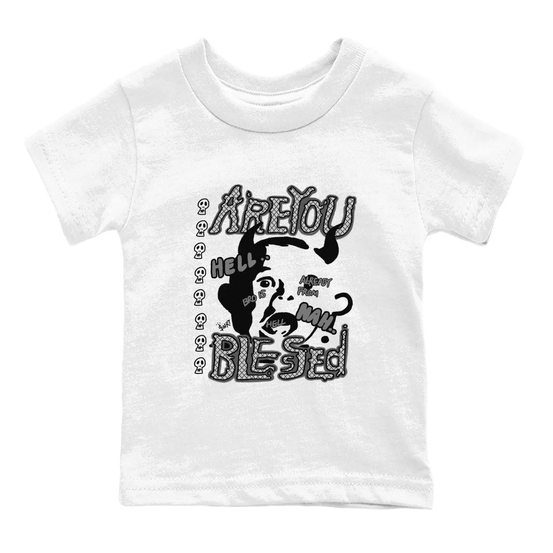 Kids 4 Jordan Wet Air Superior-grade Blessed Are - SNRT You Sneaker Tees 5G-enabled Cement