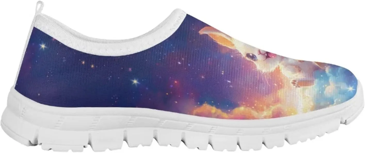 Kids Athletic Shoes Cute Girls Slip On Tennis Shoes Comfy Boys Casual Shoes