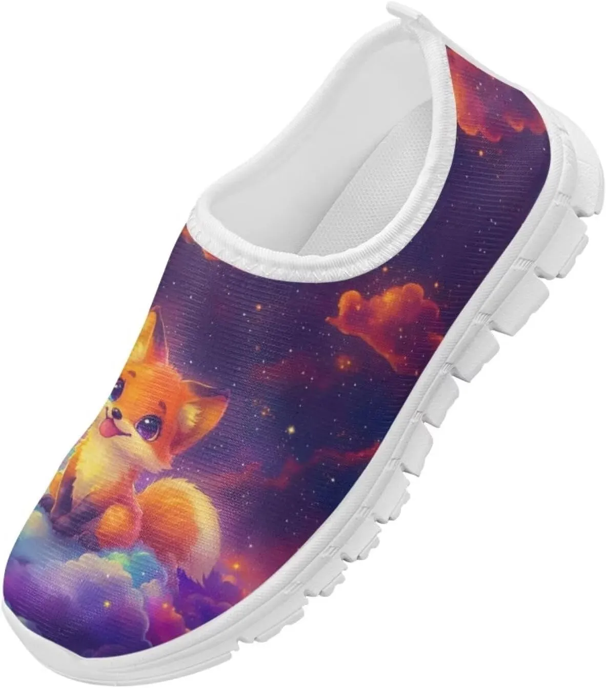 Kids Athletic Shoes Cute Girls Slip On Tennis Shoes Comfy Boys Casual Shoes