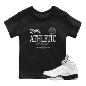 Kids Dept Tees White Air - Last chance offer Athletic Sneaker Goat Jordan 5 SNRT Multi-purpose Black