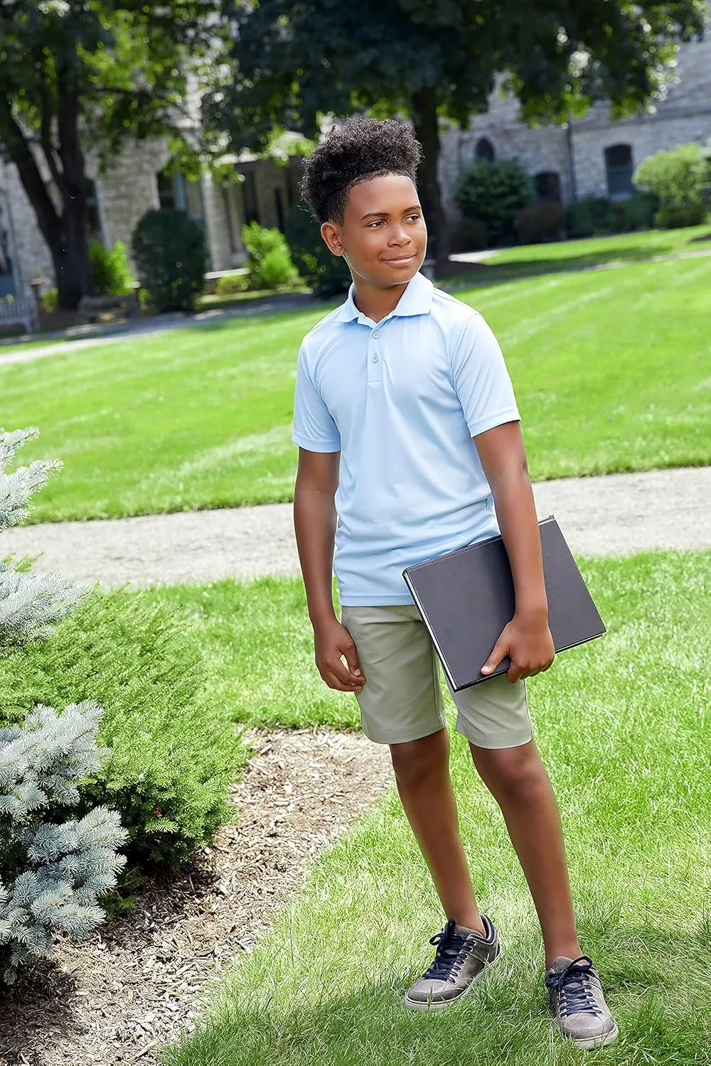 Kids' Short Sleeve Performance Polo Shirt