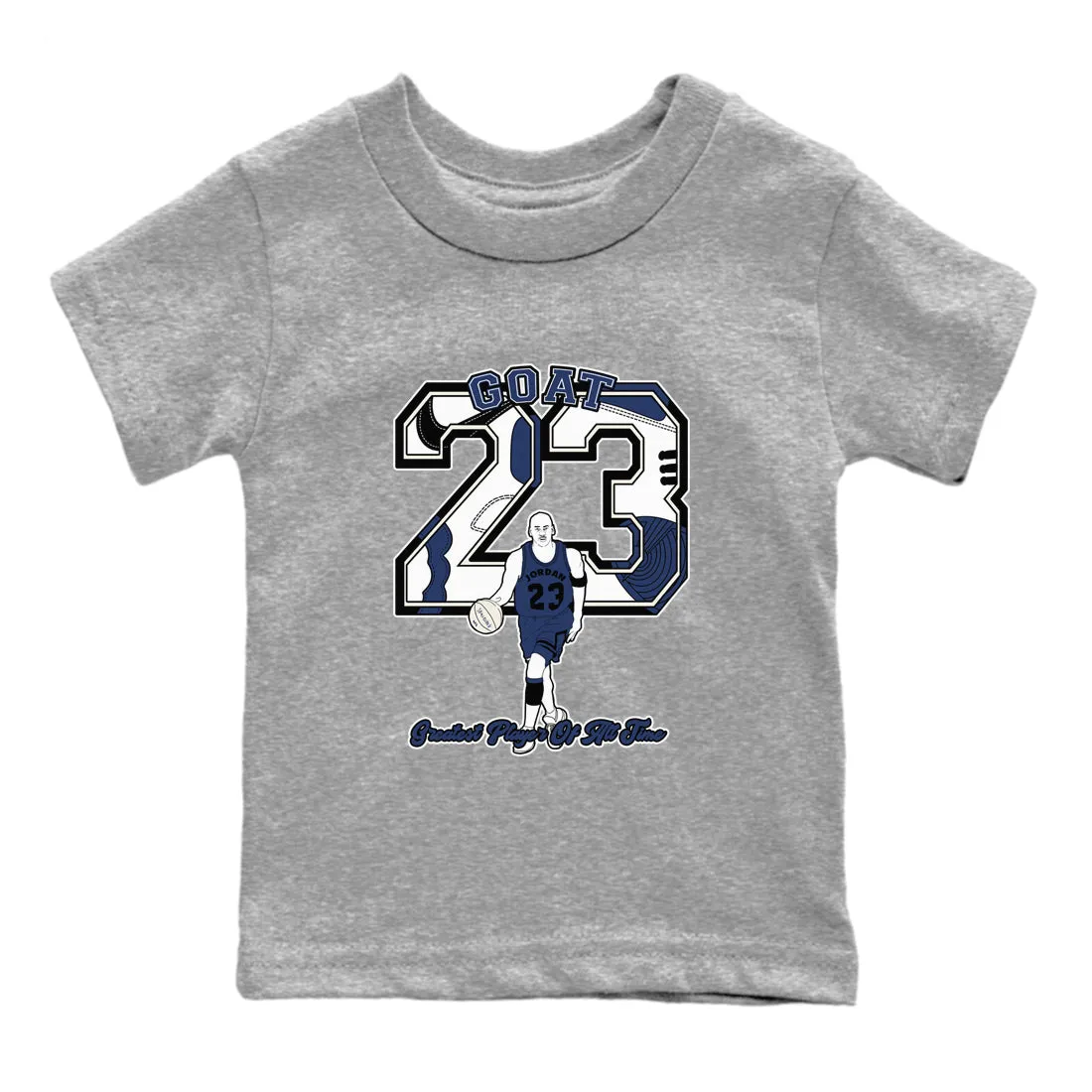 Kids Sneaker Player Tees Midnight Air Wireless-enabled Jordan 1 - SNRT Navy Goat Reliable delivery