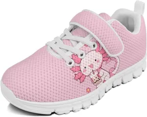 Kids Tennis Gym Shoes Slip On Sneakers Comfy Running Athletic Shoes