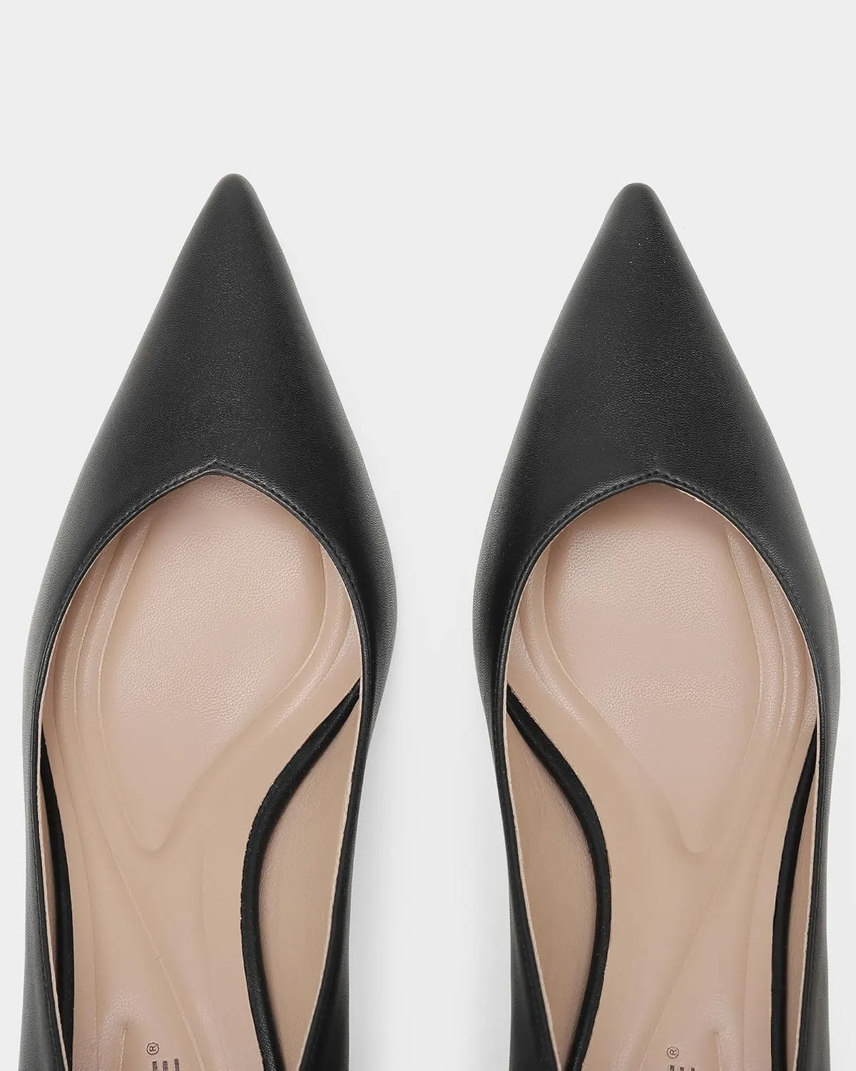 Kitten Heels for Women Pumps Pointed Closed Toe Heels 2 in Low Heel Comfy Formal Work Pumps