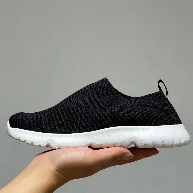 Knitted Sock Sneakers | Women’s Slip-On Loafers Flats