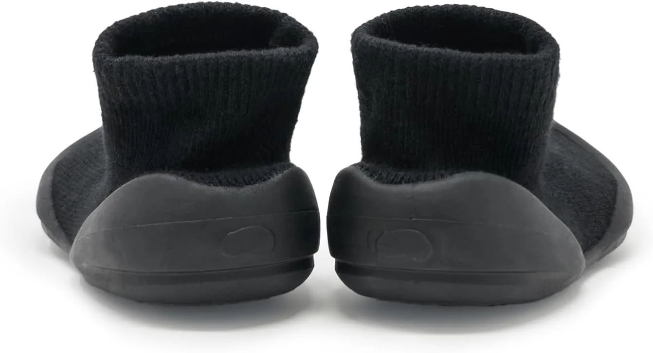 Komuello Toddler Boy Shoes, Premium Materials, Breathable, Washable, Non-Slip, Stay-On, Durable, Cotton Socks with Air Pocket Cushion for Indoor and Outdoor - BPA Free Toddler Shoes for Boys