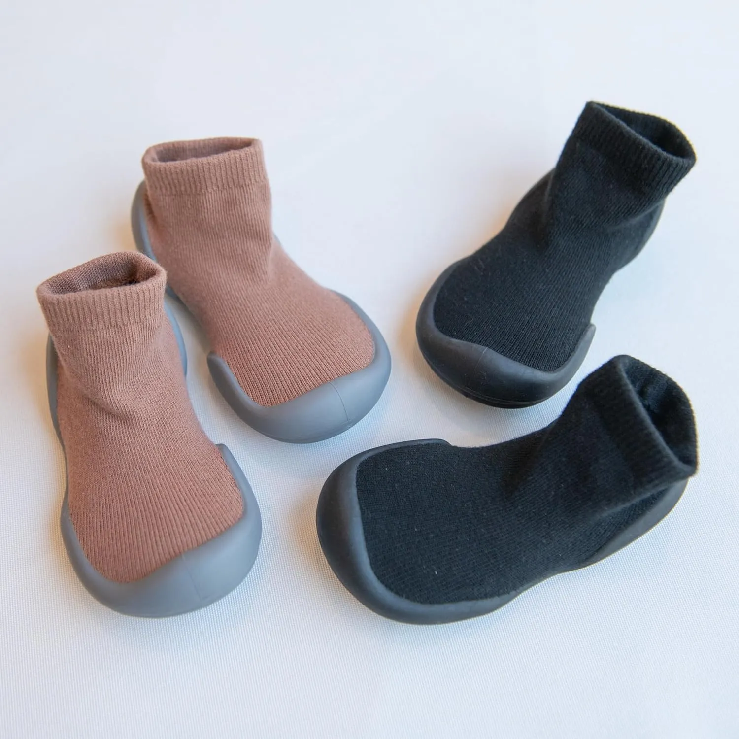 Komuello Toddler Boy Shoes, Premium Materials, Breathable, Washable, Non-Slip, Stay-On, Durable, Cotton Socks with Air Pocket Cushion for Indoor and Outdoor - BPA Free Toddler Shoes for Boys