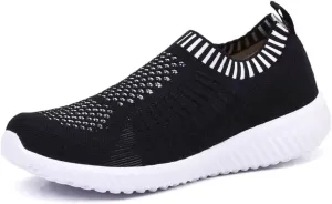 konhill Women's Lightweight Walking Shoes Breathable Slip On Tennis Sneakers Casual Mesh Workout Athletic