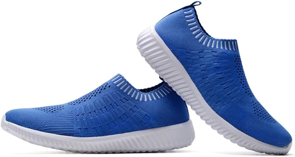 konhill Women's Slip On Walking Shoes Breathable Mesh Sneakers Work Casual Tennis Shoes