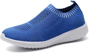 konhill Women's Slip On Walking Shoes Breathable Mesh Sneakers Work Casual Tennis Shoes