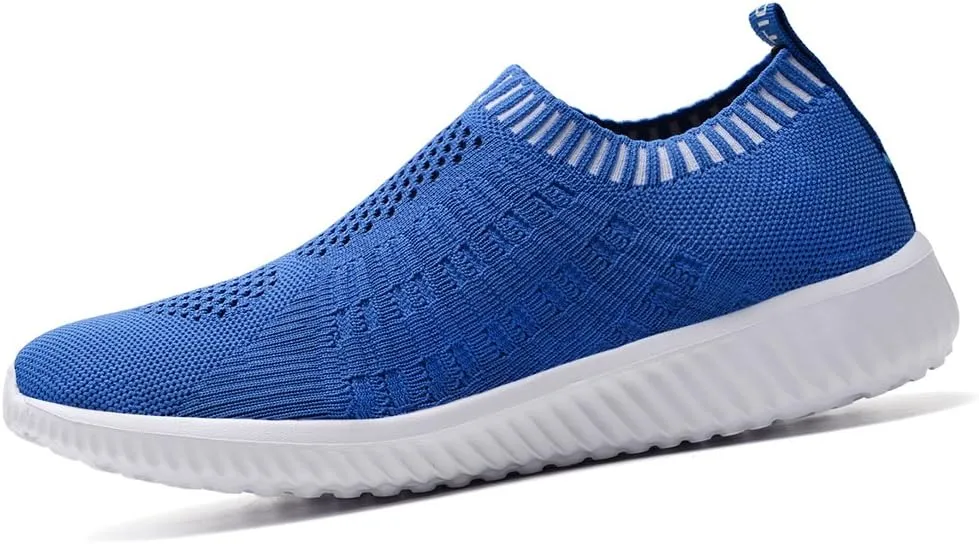 konhill Women's Slip On Walking Shoes Breathable Mesh Sneakers Work Casual Tennis Shoes