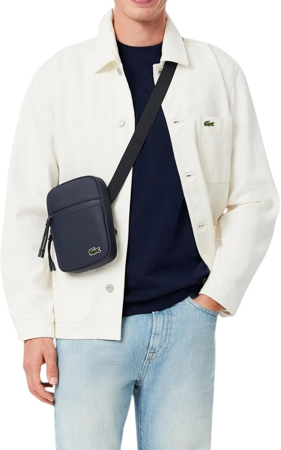 Lacoste LCST Small Flat Crossbody Bag