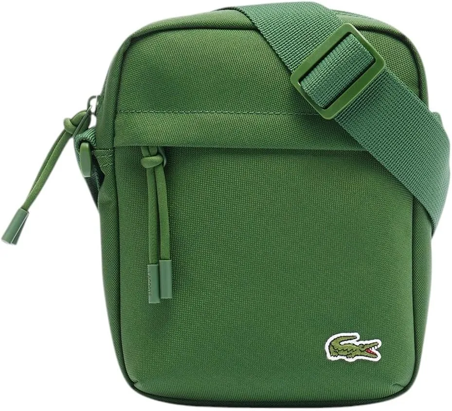 Lacoste Unisex Neocroc Shoulder Bag, Green, One Size