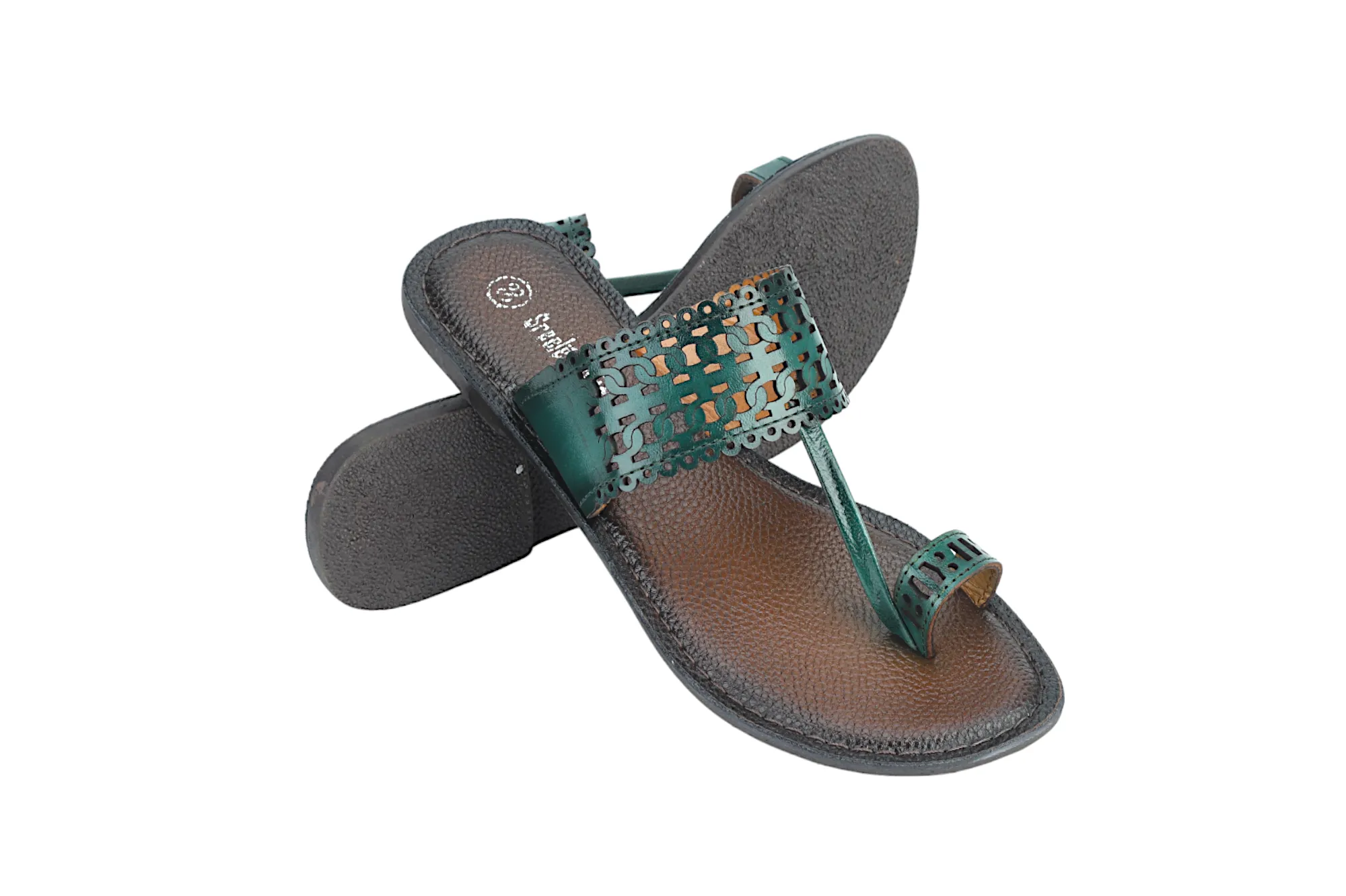 LADIES FLAT LEATHER CHAPPAL 999526