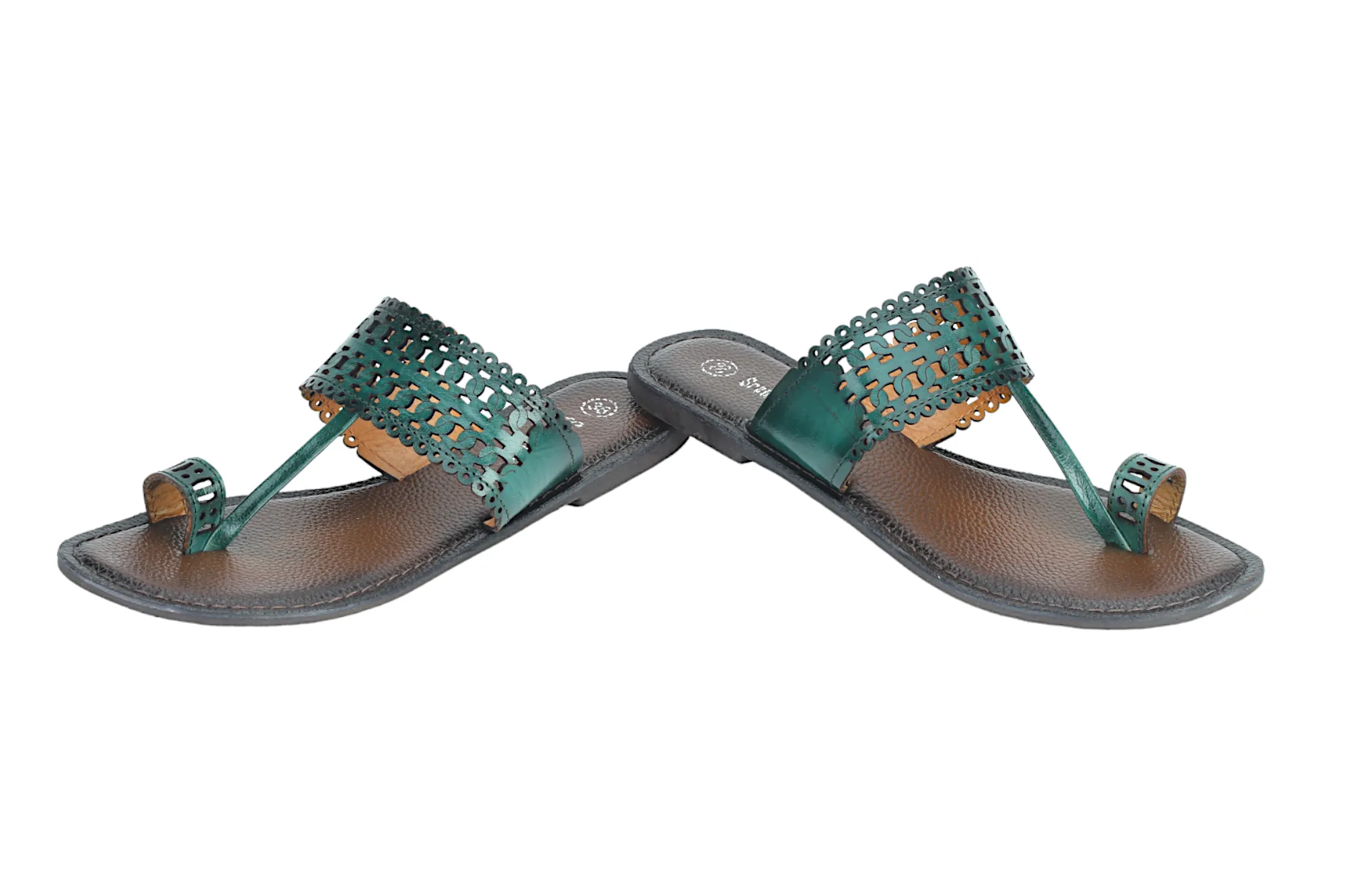 LADIES FLAT LEATHER CHAPPAL 999526