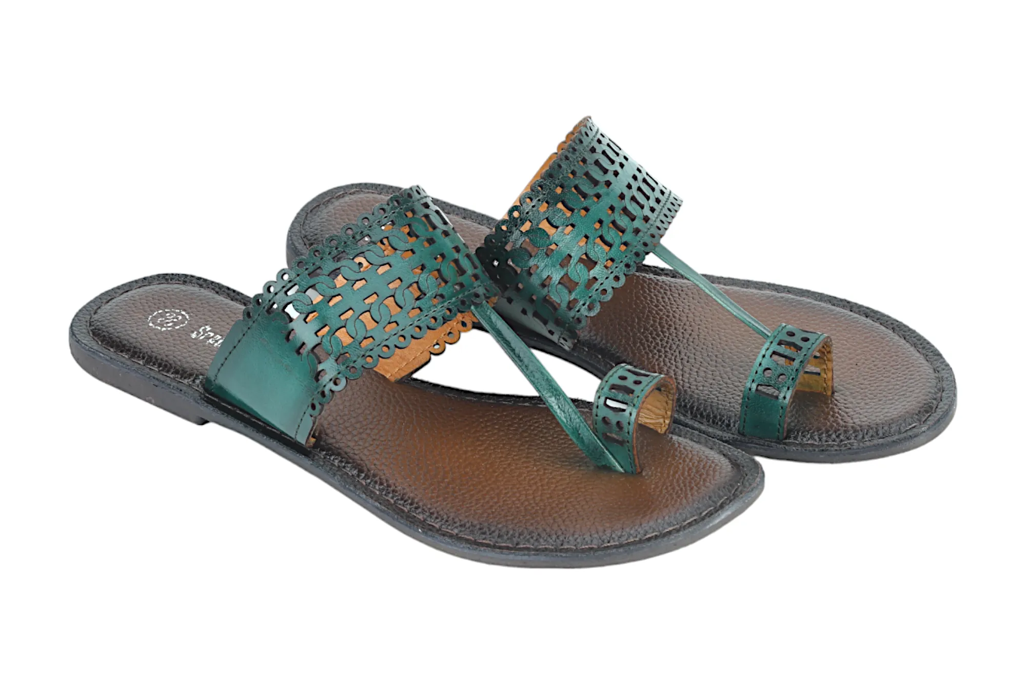LADIES FLAT LEATHER CHAPPAL 999526
