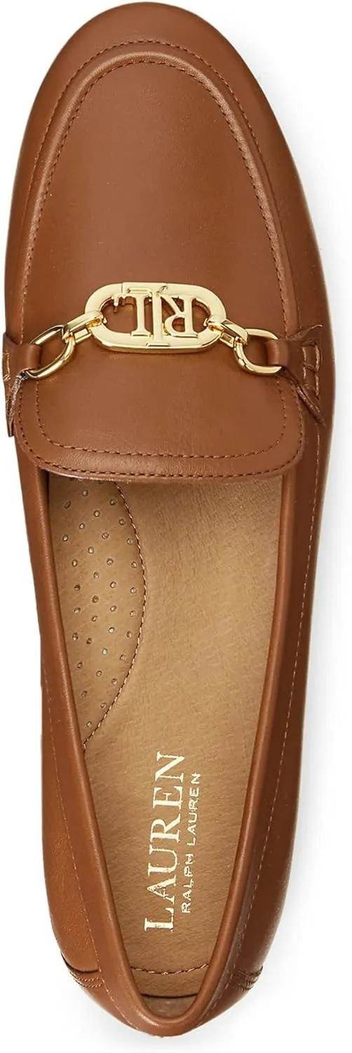 Lauren Ralph Lauren Womens Averi Nappa Leather Loafer