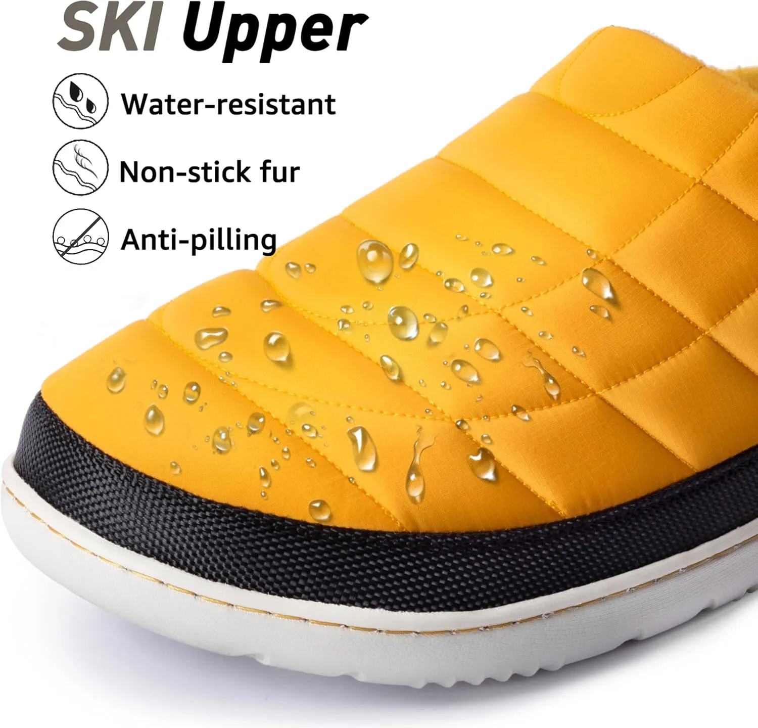 LazyStep Men's Slip on Slippers Indoor Outdoor House Shoes Memory Foam Clogs for Men