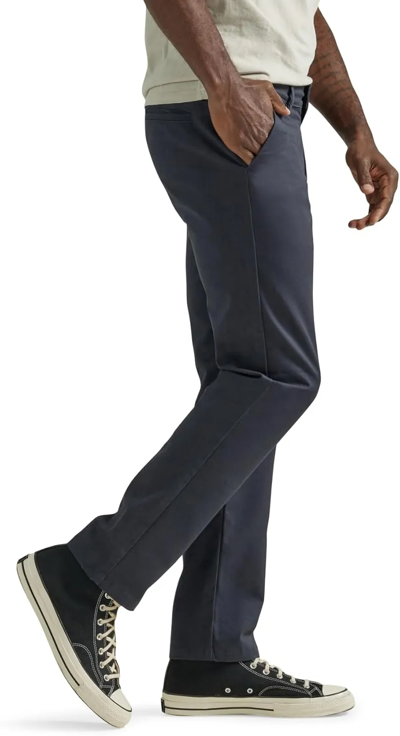 Lee Men's Flat Front Slim Straight Pant