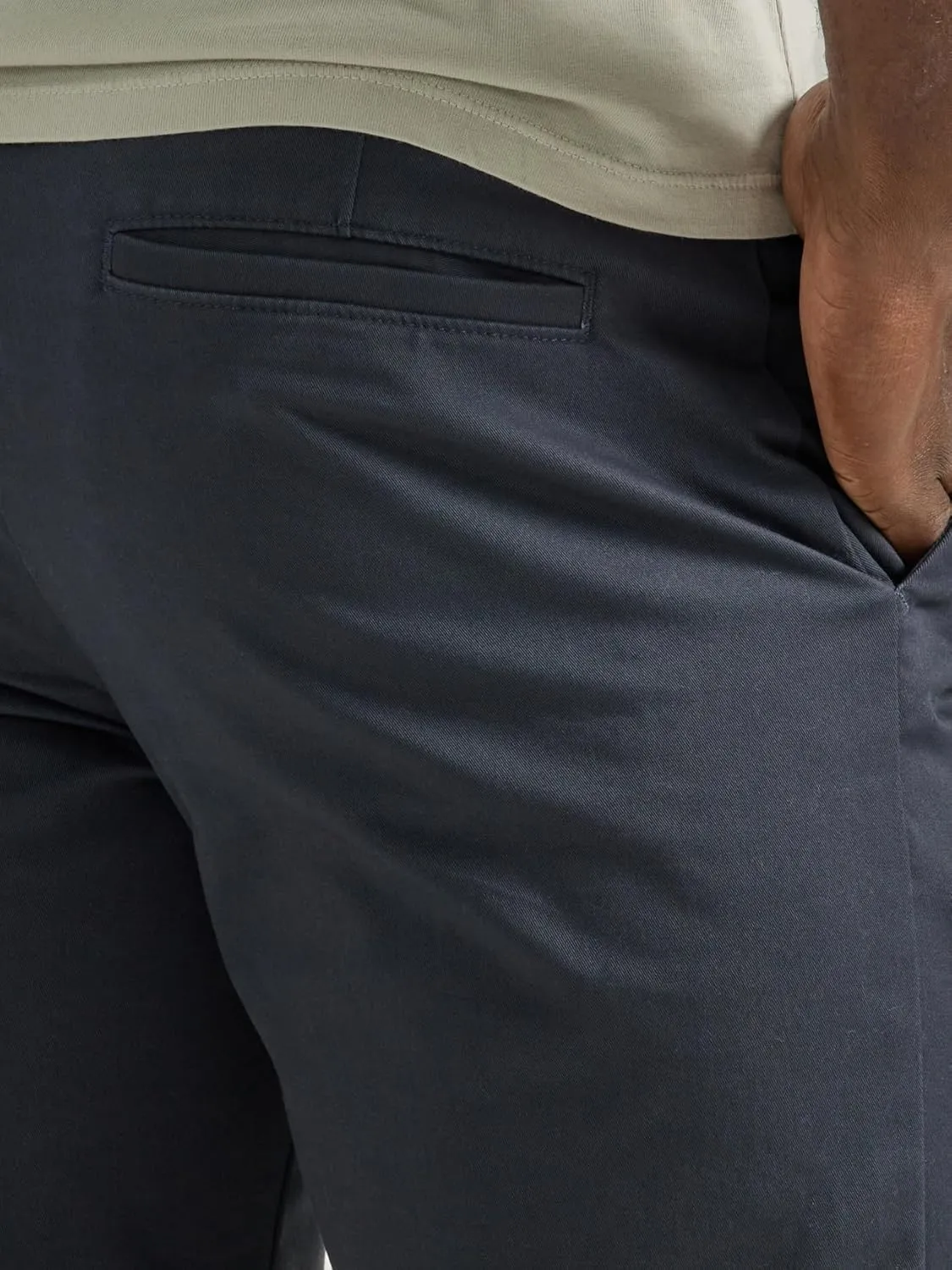 Lee Men's Flat Front Slim Straight Pant