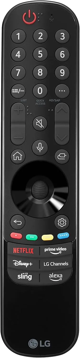 LG C3 Series 55-Inch Class OLED evo 4K Processor Smart Flat Screen TV for Gaming with Magic Remote AI-Powered OLED55C3PUA, 120Hz Refresh rate, 2023 with Alexa Built-in