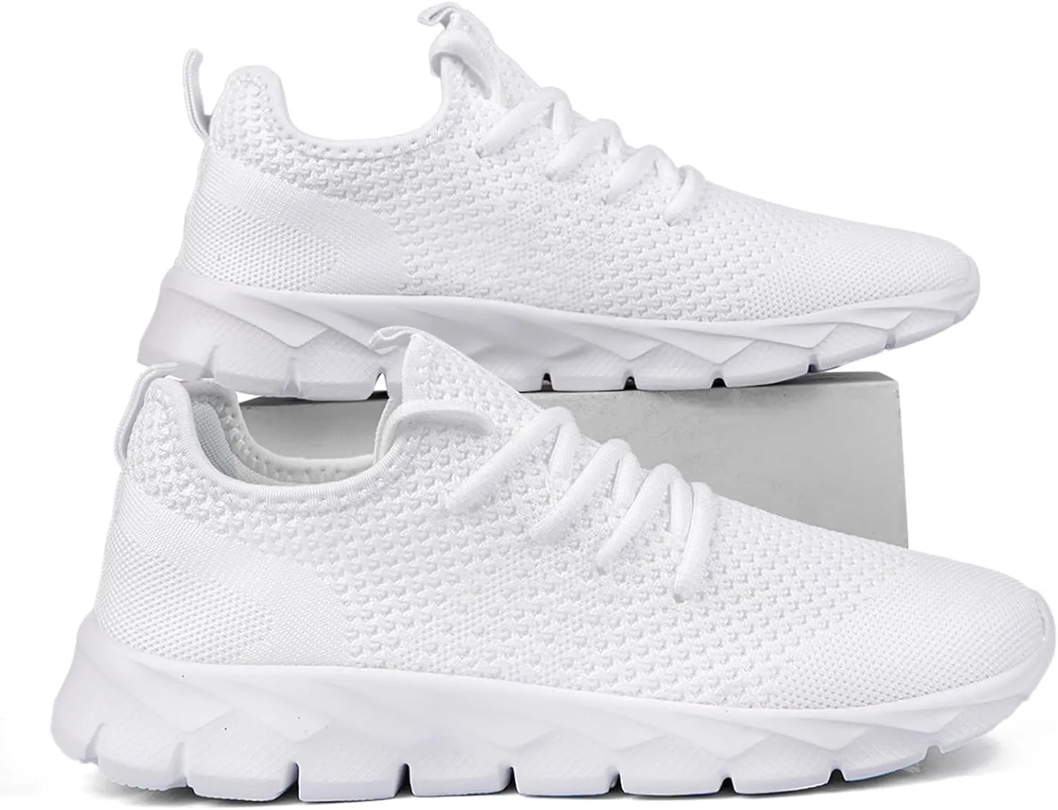 Linenghs Womens Tennis Shoes Running Sneakers Lightweight Breathable Gym Workout Fashion Sport Mesh Slip On Walking Shoes