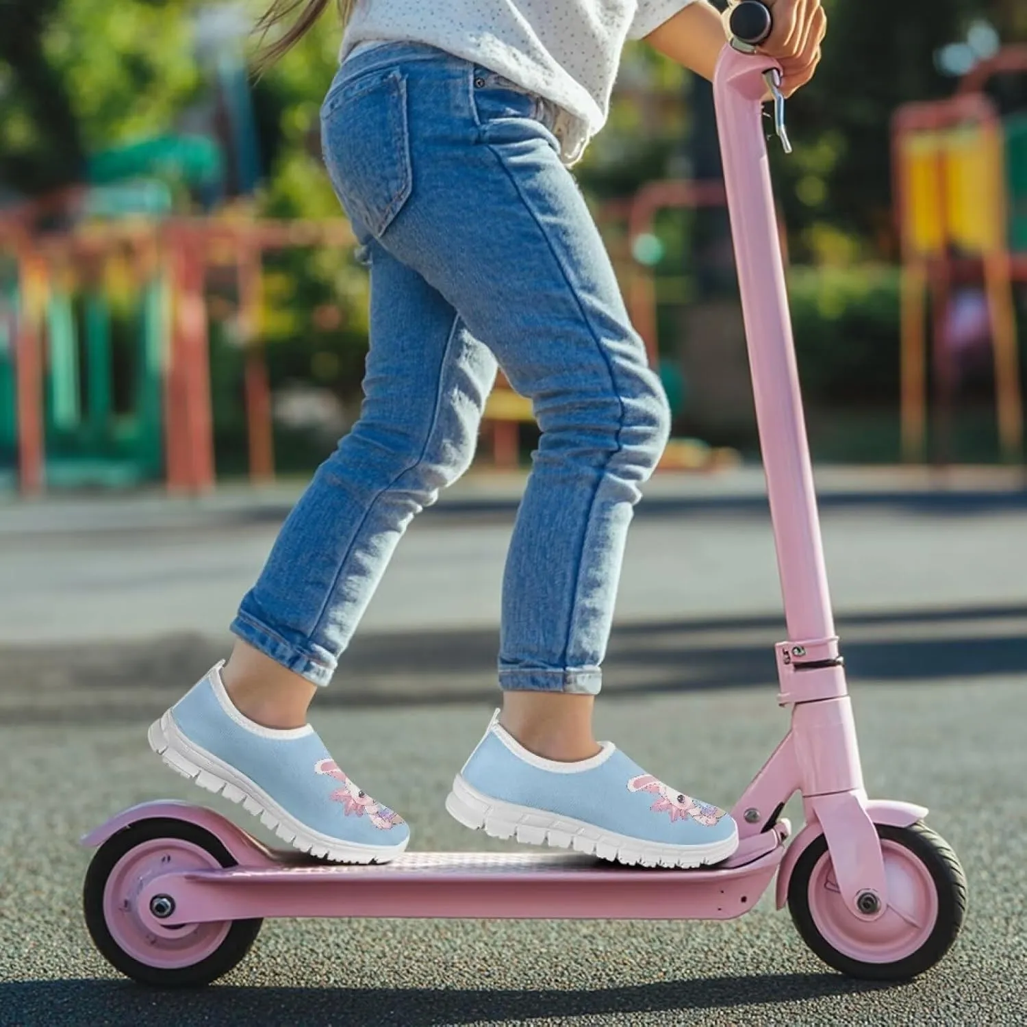 Little Kids/Big Kids Slip On Shoes Cute Tennis Shoes for Girls Fashion Casual Gym Sneakers