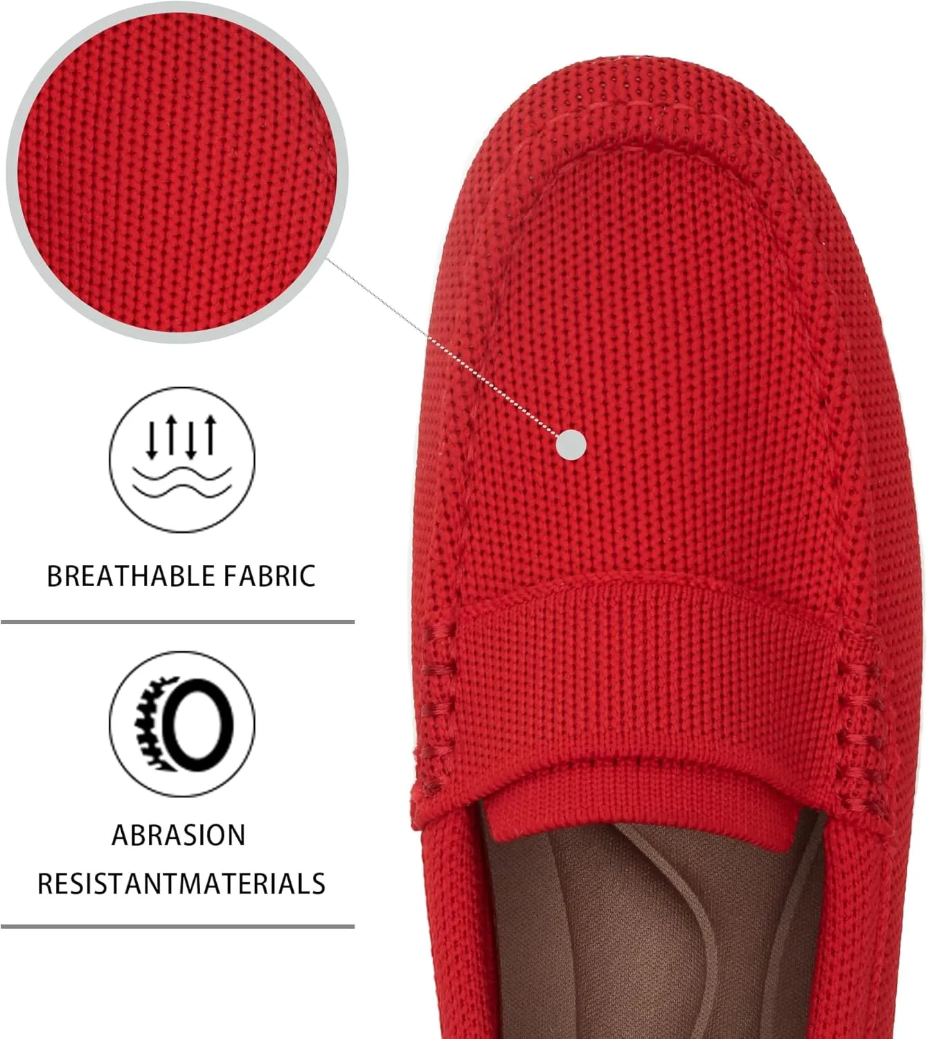 Loafers for Women Comfortable Breathable ShoeCasual Slip On Womens Driving Flats Shoes