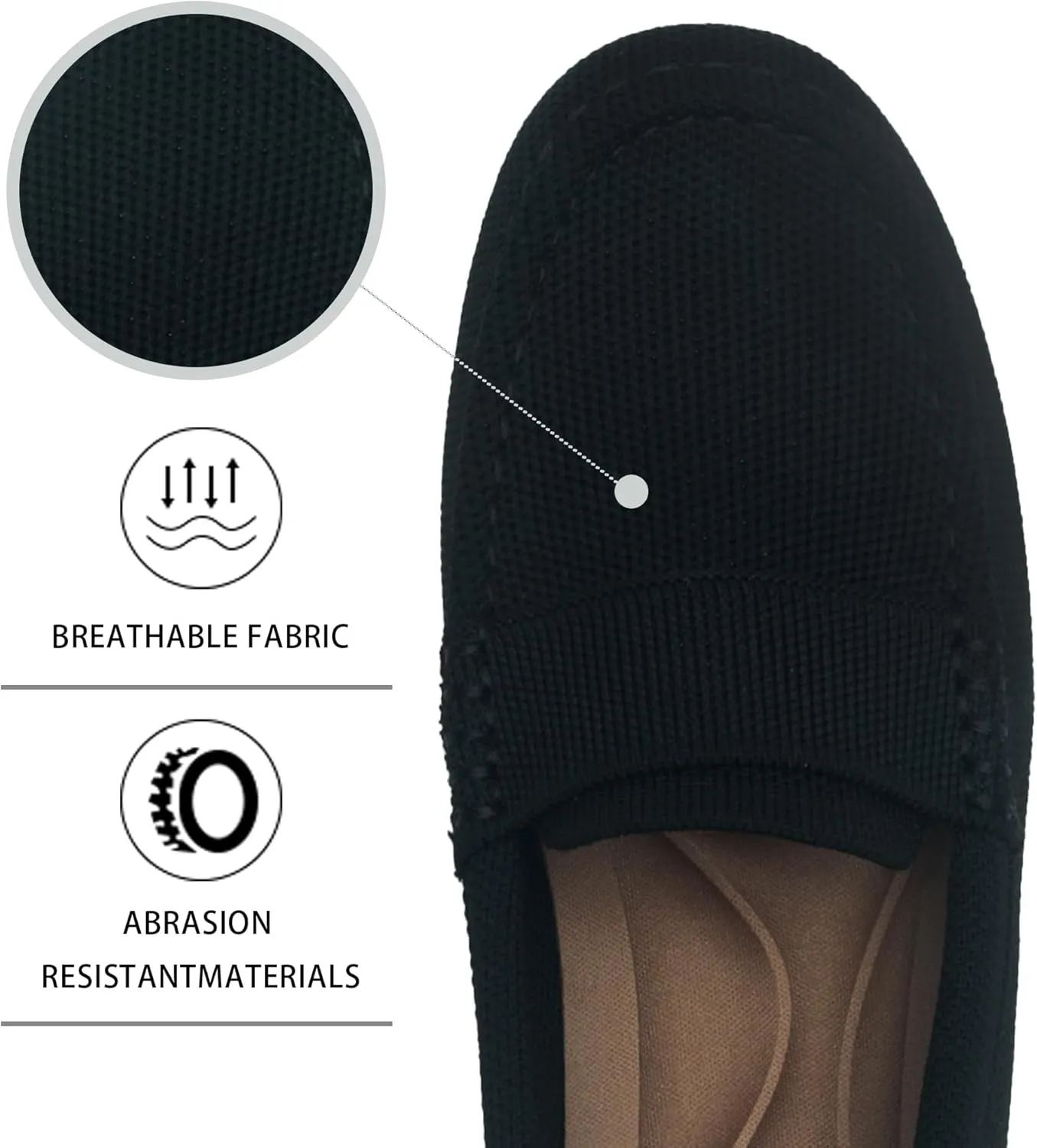 Loafers for Women Comfortable Breathable ShoeCasual Slip On Womens Driving Flats Shoes