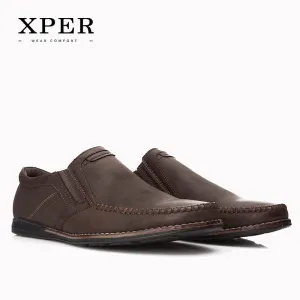 Loafers Men Toe Flats Breathable Round Ym86837bn Brown 2016 Slip-On Proven Charm Casual Xper Moccasins Shoes On-demand shipping Mens