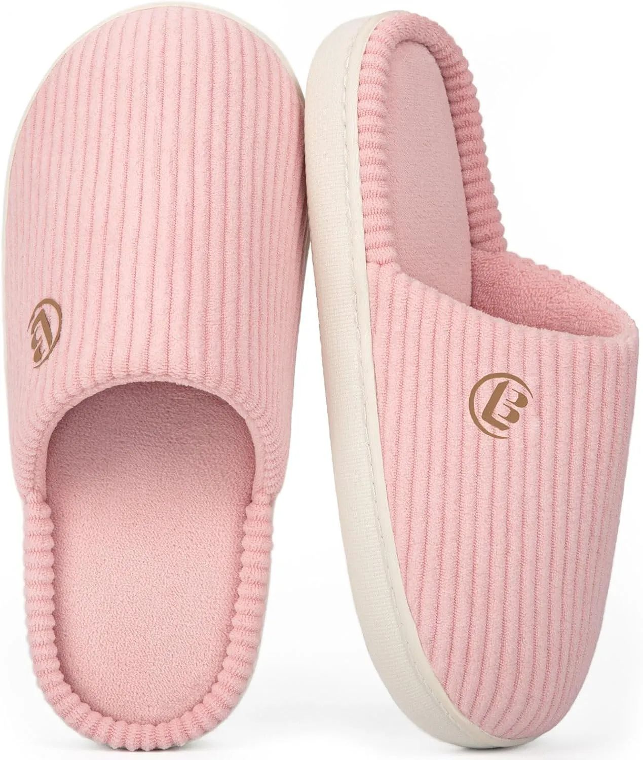 LongBay Women's Slippers Soft Comfy Memory Foam Slip-On Indoor House Shoes with Non-Slip Sole