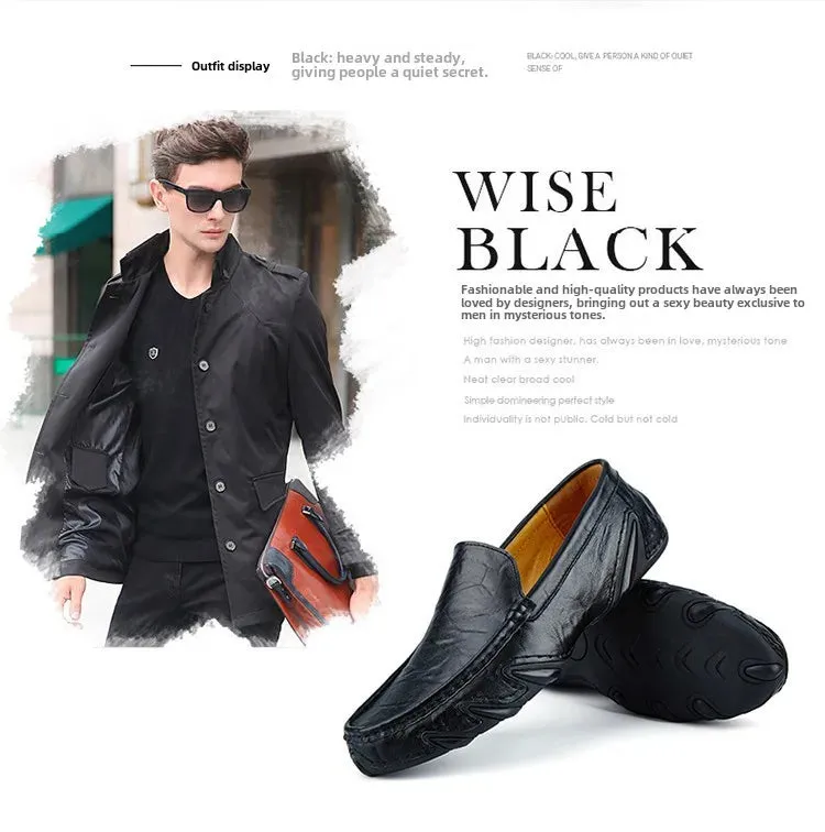 Luxurious Casual Driving Shoes Trusted Shoes Fashionable Leather Multifunctional Men  Shoes Shoes Men Full assortment Casual Breathable Italian Genuine