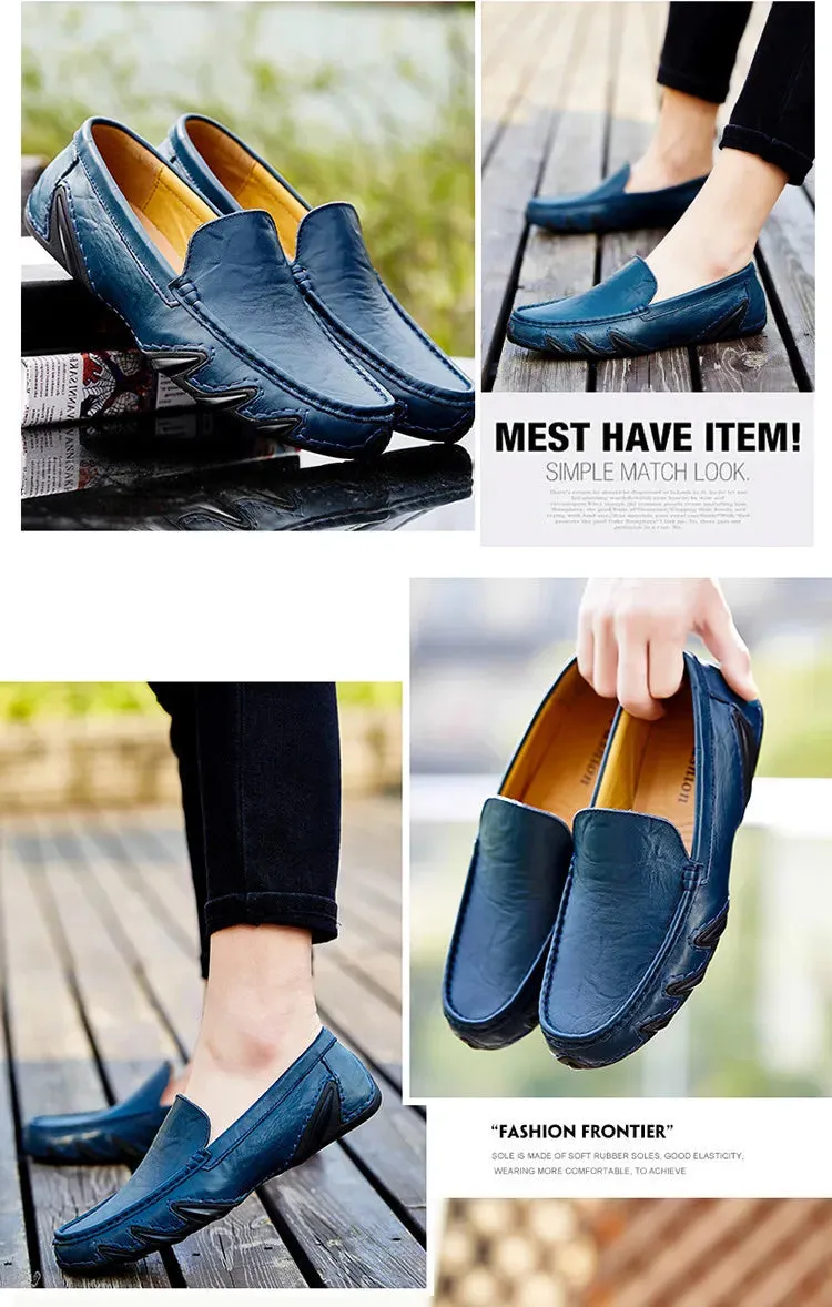 Luxurious Casual Driving Shoes Trusted Shoes Fashionable Leather Multifunctional Men  Shoes Shoes Men Full assortment Casual Breathable Italian Genuine