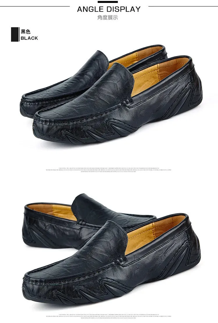 Luxurious Casual Driving Shoes Trusted Shoes Fashionable Leather Multifunctional Men  Shoes Shoes Men Full assortment Casual Breathable Italian Genuine