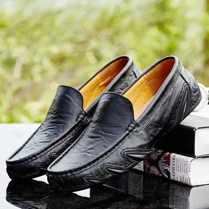 Luxurious Casual Driving Shoes Trusted Shoes Fashionable Leather Multifunctional Men  Shoes Shoes Men Full assortment Casual Breathable Italian Genuine