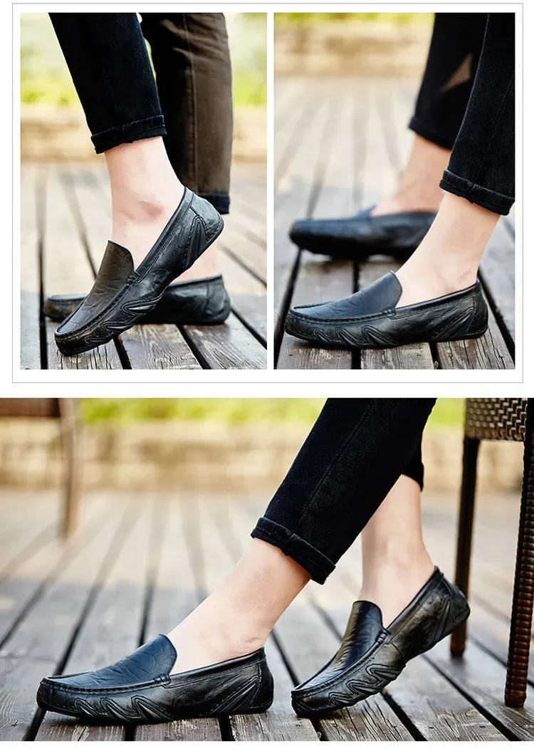 Luxurious Casual Driving Shoes Trusted Shoes Fashionable Leather Multifunctional Men  Shoes Shoes Men Full assortment Casual Breathable Italian Genuine