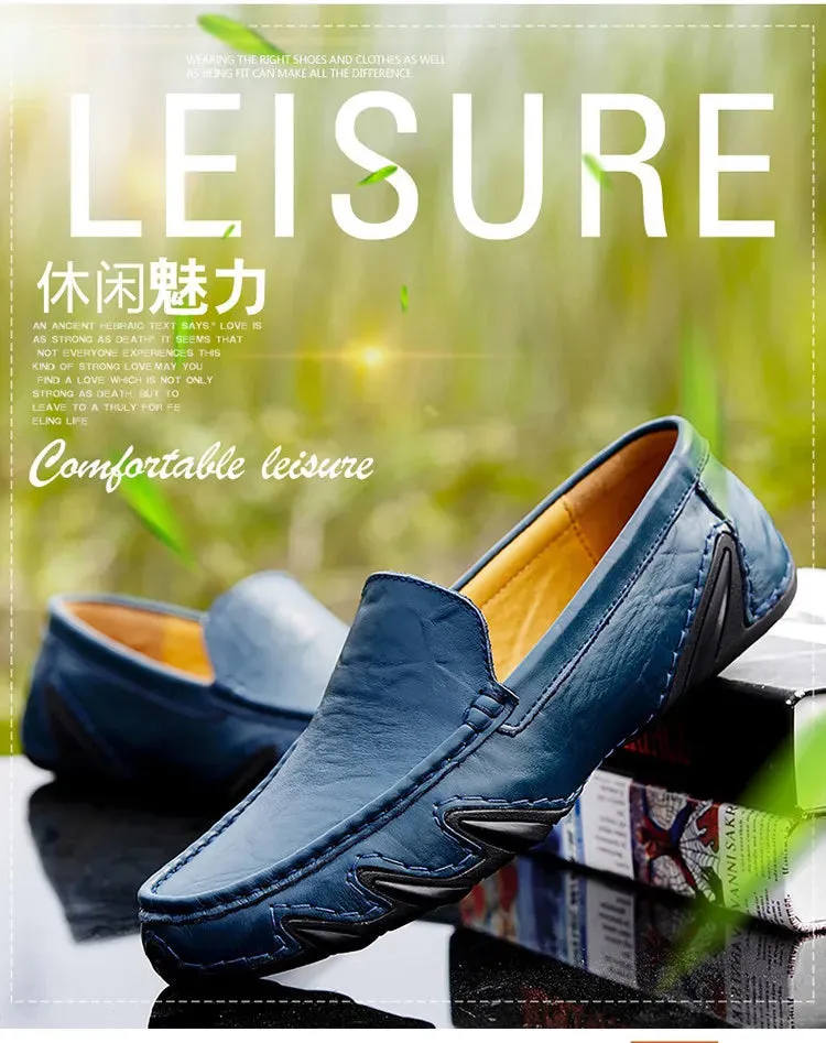 Luxurious Casual Driving Shoes Trusted Shoes Fashionable Leather Multifunctional Men  Shoes Shoes Men Full assortment Casual Breathable Italian Genuine
