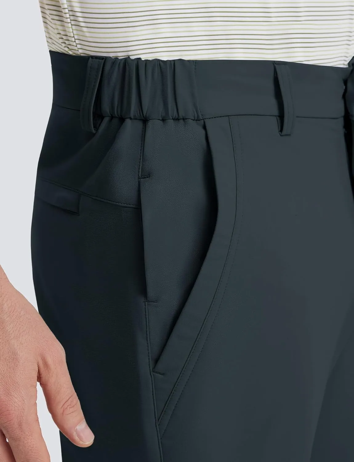 M MAELREG Golf Pants Men Lightweight with 5 Pockets - 30"/32"/34" Stretch Water-Resistant Casual Flat Front Mens Dress Pants