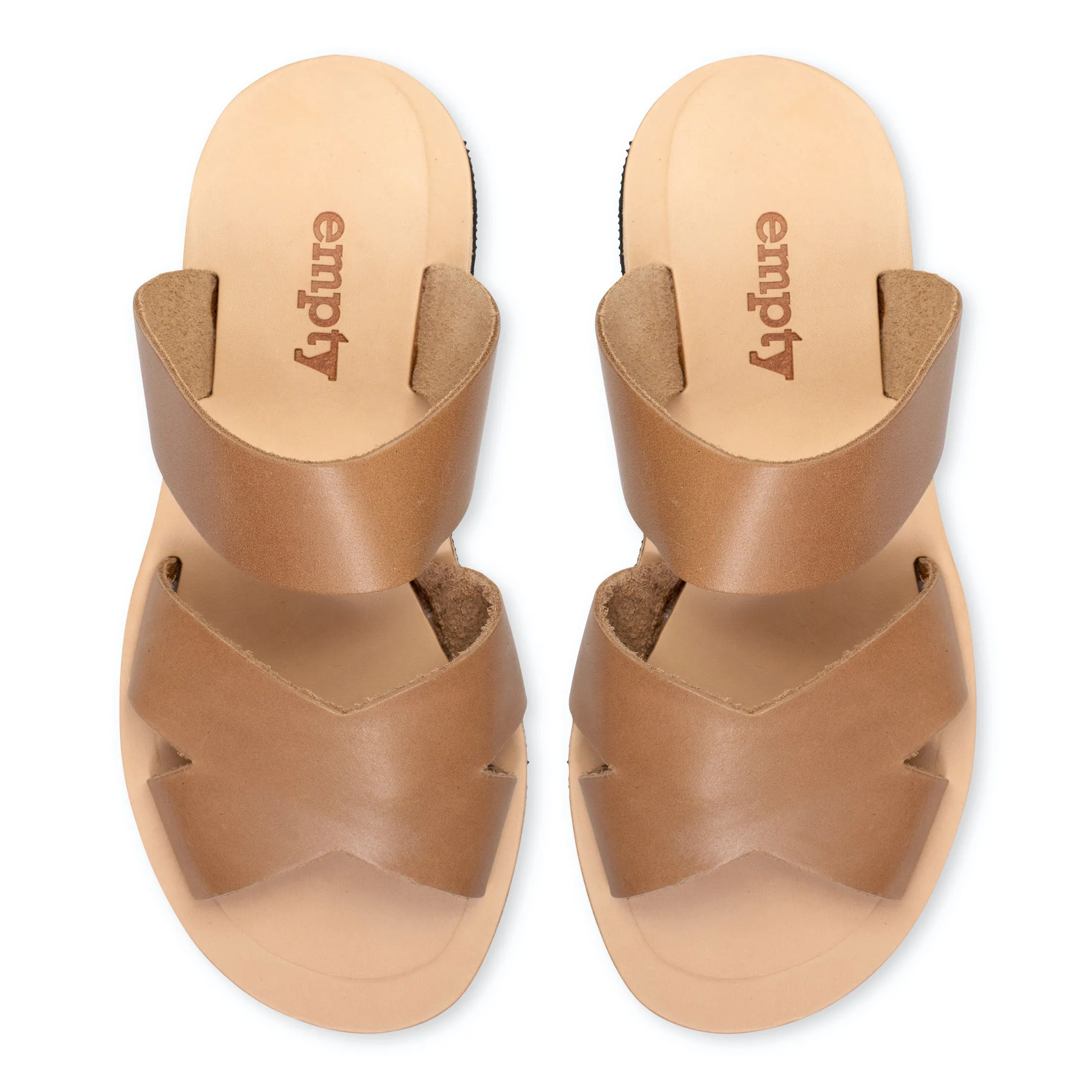 Mabel Leather Sandal - Light Brown