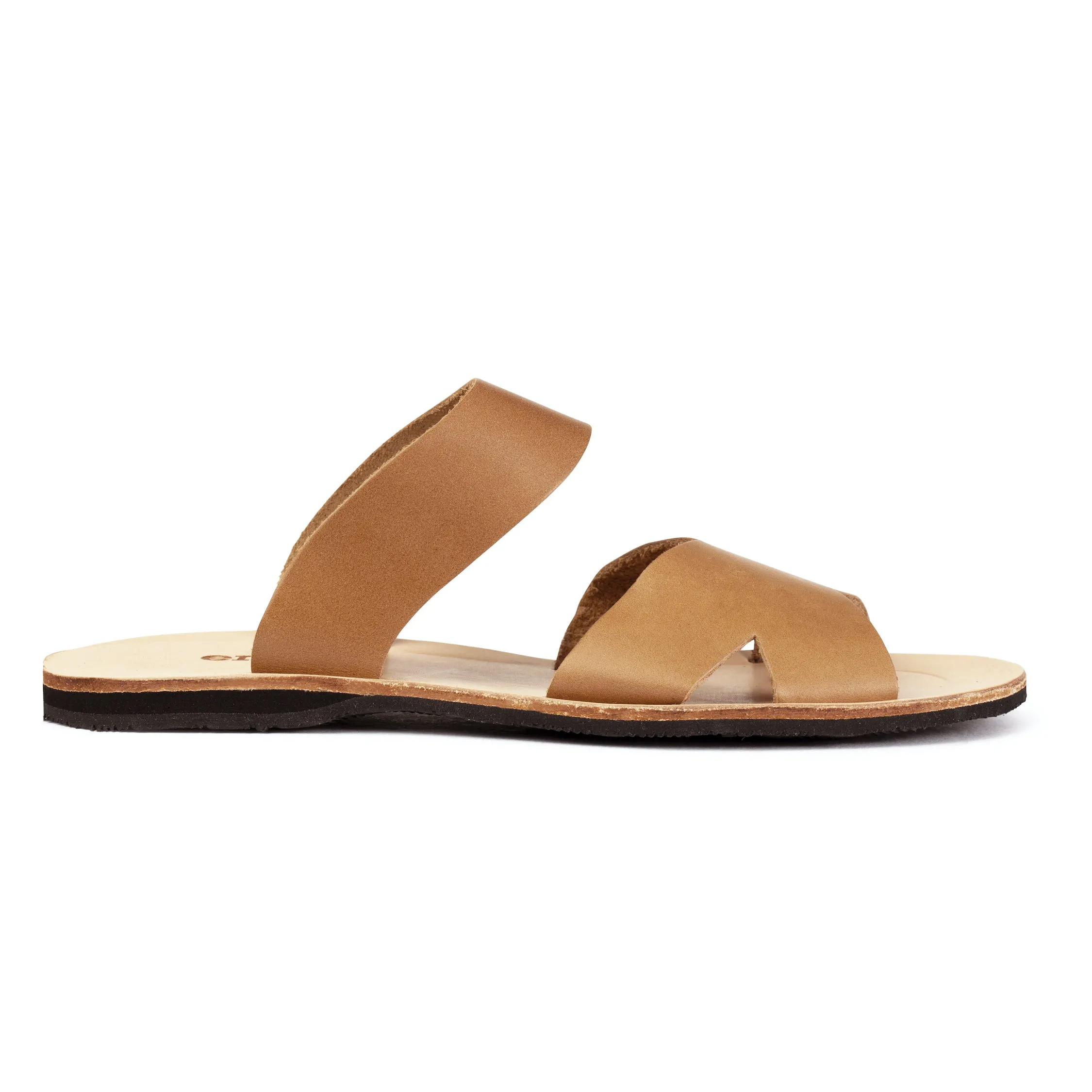 Mabel Leather Sandal - Light Brown