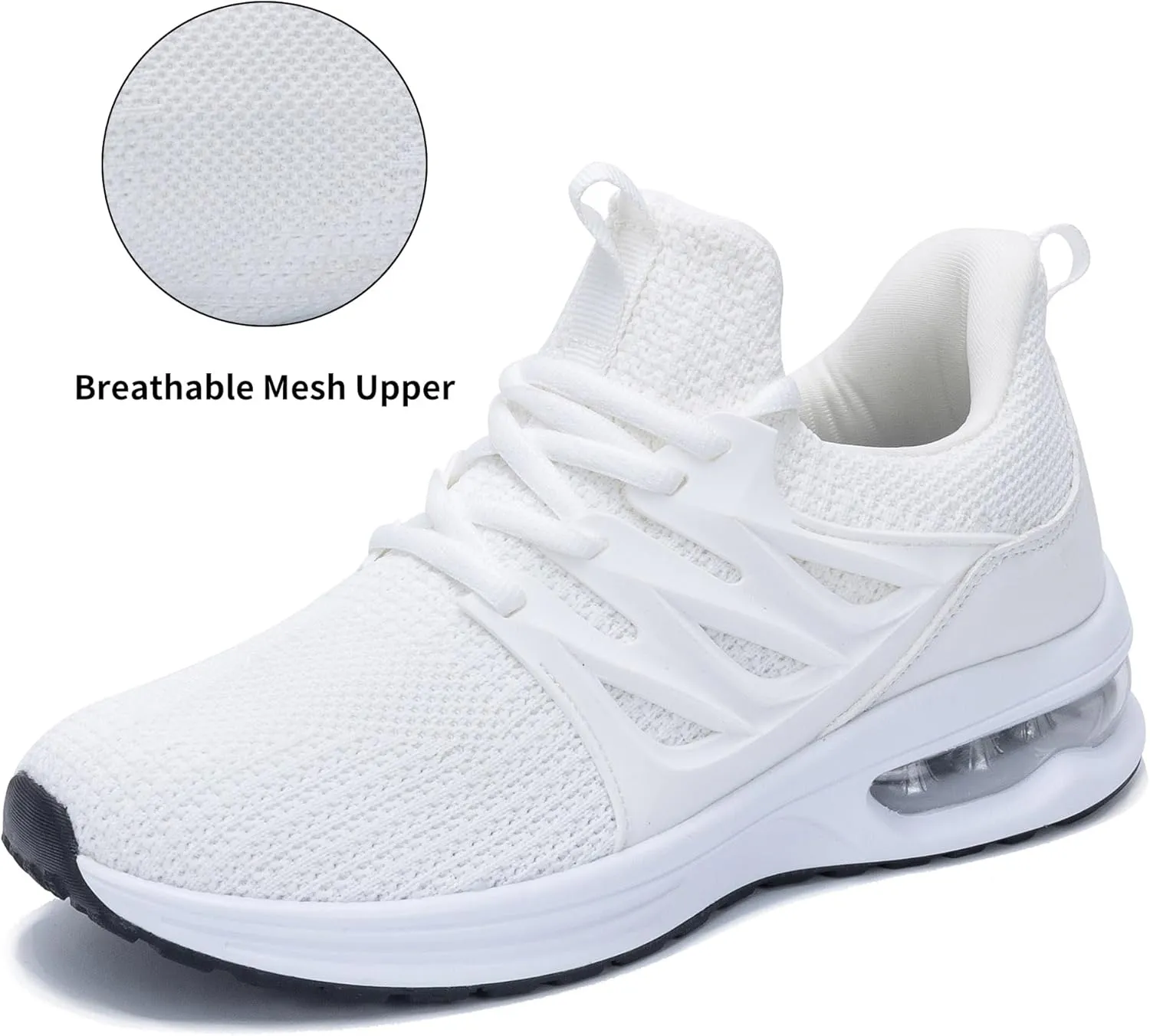 MAFEKE Womens Running Shoes Tennis Walking Sneakers Athletic Sport Shoes Lightweight Slip On Footwear for Gym Jogging Size 5.5-11