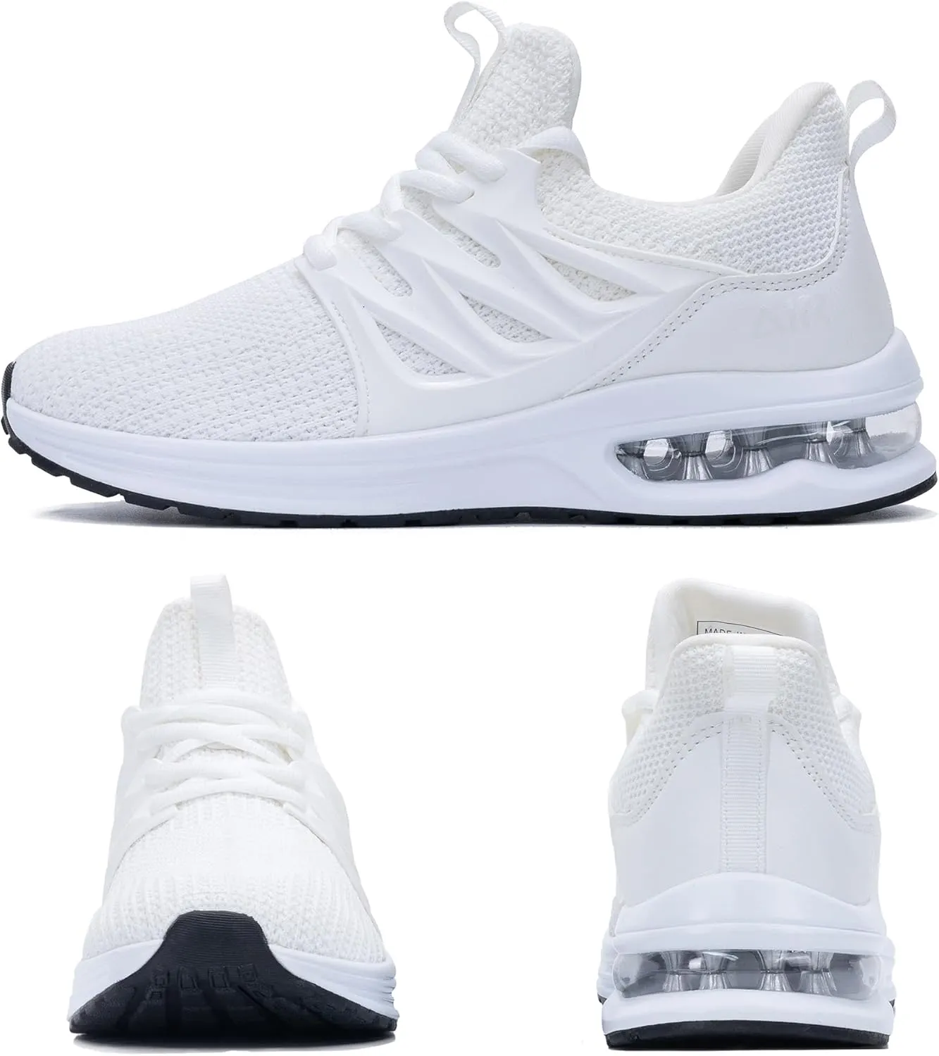 MAFEKE Womens Running Shoes Tennis Walking Sneakers Athletic Sport Shoes Lightweight Slip On Footwear for Gym Jogging Size 5.5-11