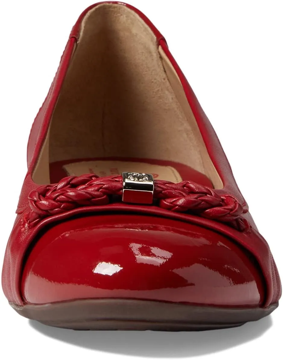 Marc Joseph New York Park Ave Dress Flats for Women – Calf Leather Upper – Injected Rubber Sole – Slip-on