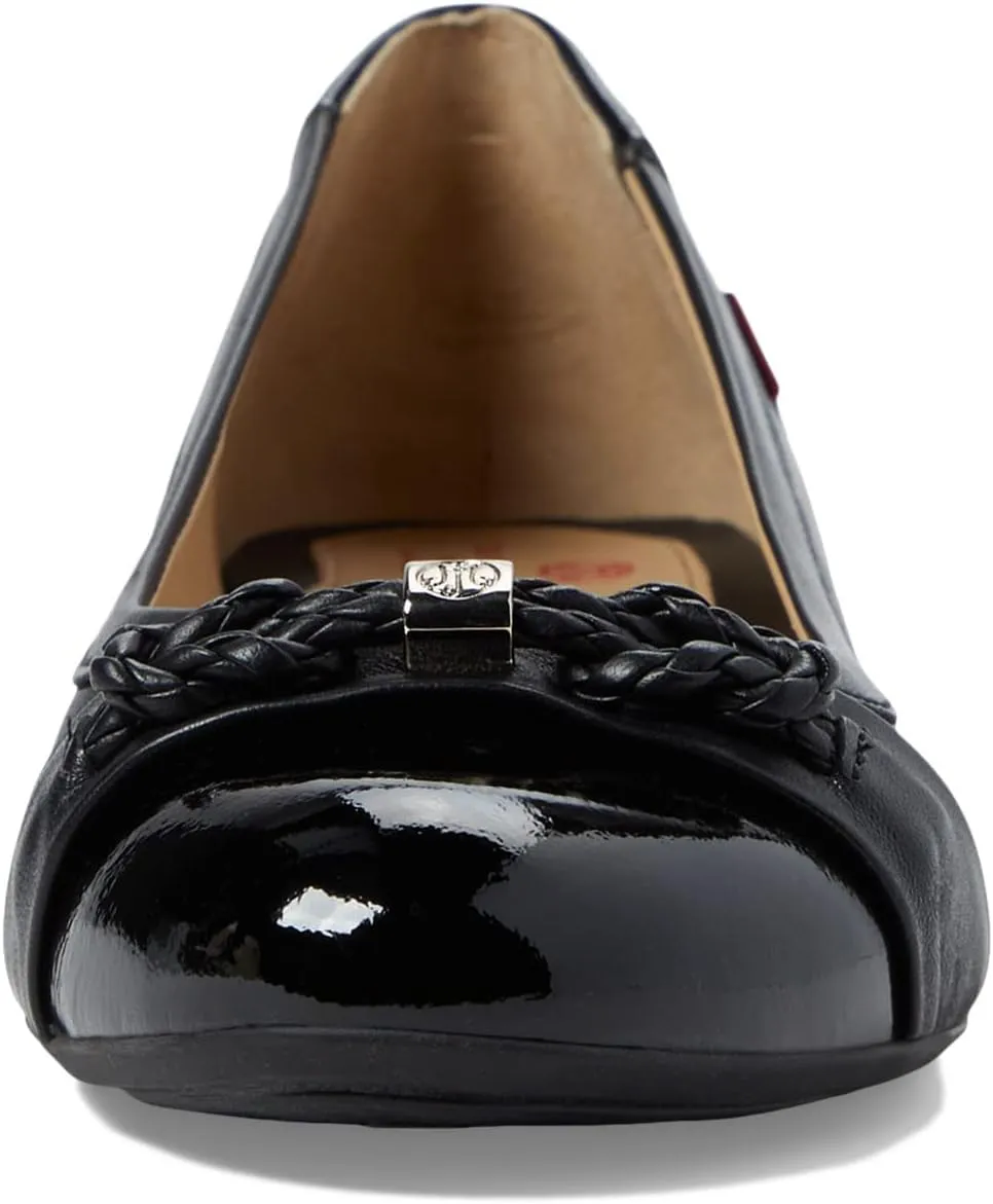 Marc Joseph New York Park Ave Dress Flats for Women – Calf Leather Upper – Injected Rubber Sole – Slip-on